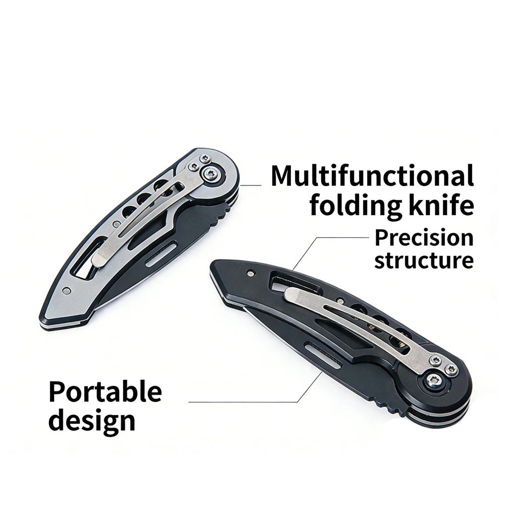 Sharp Stainless Steel Pocket Folding Knife Portable Lightweight Outdoor Camping Hiking Fruit Knife Peeler Survival Tool