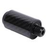 2 Inch Pool Cue Extension Carbon Fibre Billiard Cue Extender with Bumper for Universal Cue Accessories