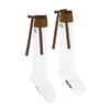 Ribbon Back Point Knee Socks_CAMEL