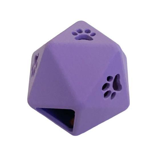 

Cat Treat Dispenser Dice Interactive Feeder Toy Polyhedral Dice Fun Treat Dispenser Cat Puzzle Toy for Cats Kitten Training Enrichment Game