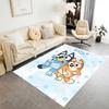 Bluey Family Harmony Floor Mat Suitable for Balcony Outdoor Dormitory Study Room Antislip Carpet Anime Office Decor Wedding Party Gift