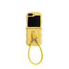 Leather Lanyard for Samsung Z Flip Series: Compatible with Z Flip 6/7 Silicone Case, Cross-Border Trade Accessory.