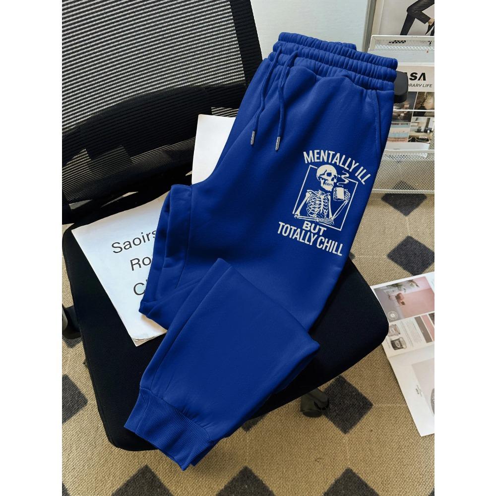 Men Casual Sports Pants Gym Sport Trousers Sweatpants Running Workout Jogging Printed Long Pants