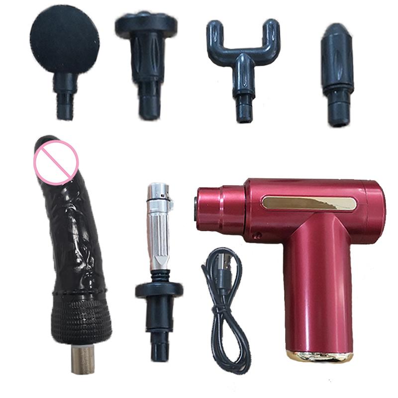 2in1 Penis Dildos Vibrators Gun Fascial Massager Adult Sexy Toysfor Woman G Spot Anal Clit Stimulator Sexy Accessories Sex Shop