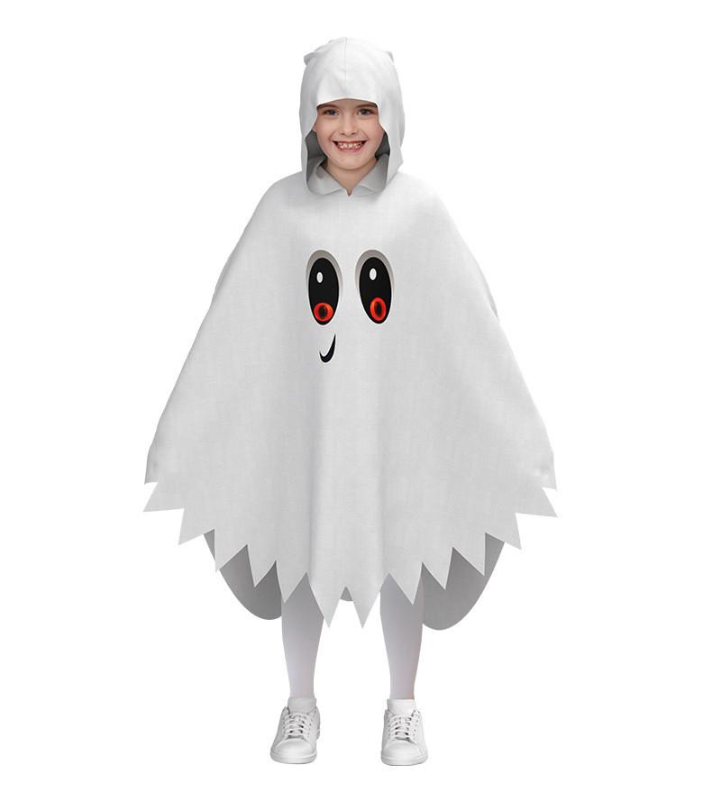 Halloween Ghost Costume For Kids With Glo Dark Features For Party And Role Play
