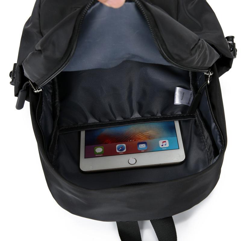 Mini Men's Backpack Fashion Small Black Shoulder School Bag for Man 2025 Canvas Designer Waterproof Sports Travel Male Backpacks