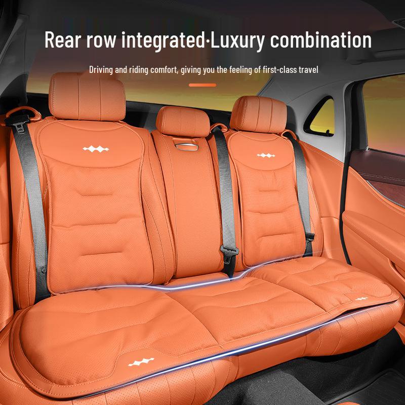 All-Season Breathable Nappa Leather Seat Cushion for Equation Leopard Titanium 3/7 & Leopard 5/8