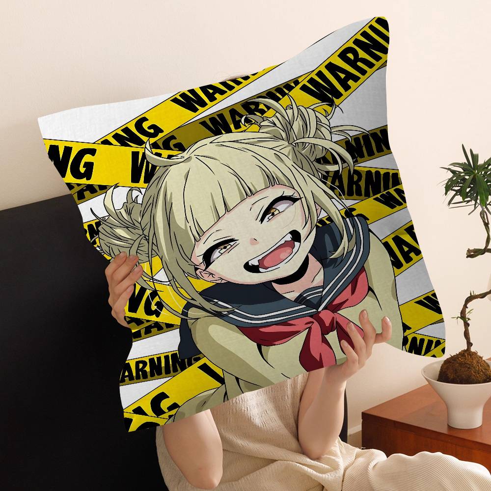 My Hero Academia Himiko Toga Office Cushion Pillowcase Car Cushion CoverXCM Lumbar Pillowcase Sofa Pillowcover