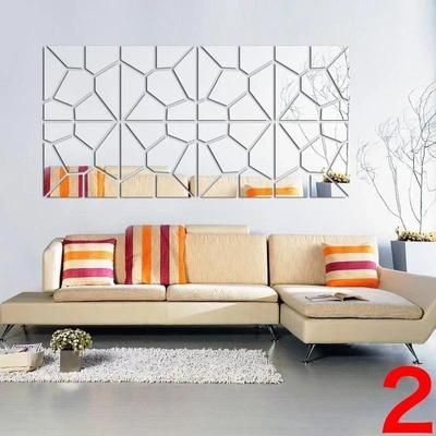 Cracked Mirrors Self Adhesive Wall Stickers Decal Home Decoration 2024