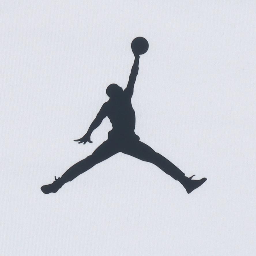 Jordan Jumpman Logo Print Sport Crew Neck Short Sleeve T-Shirt Men Tops White CW5191-102