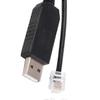 Adaptador 6P4C com Conectores USB para Rj11/Rj12 Cabo de Controle Serial para Compatibilidade com Montagem Az-Mount PC Handheld