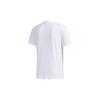 adidas T Shirts Men's White Crew Neck Moderate Straight Fit FM9349