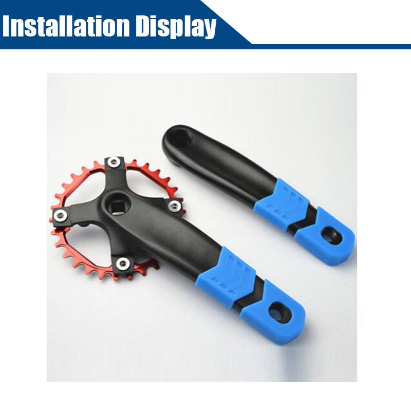 Bike Crank Protector Silicone Crankset Sleeve Protector Non-slip MTB Road Bike Crank Arm Protective Cover Bicycle Accessories