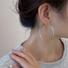 Circular Earrings - Simple Ear Hoop, Oversized, Niche, High-end Style Accessory