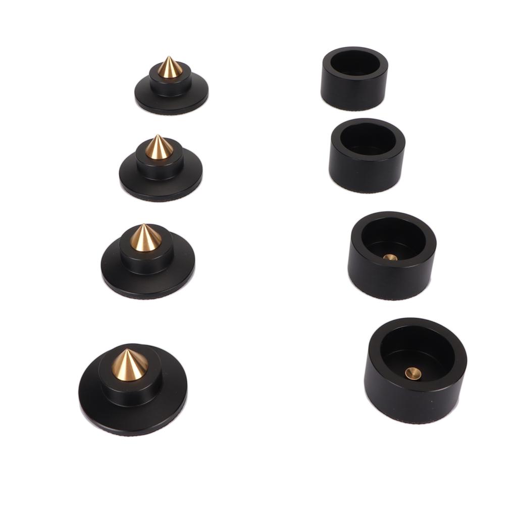 4pcs Speaker Isolation Feet Professional Shock Absorption HiFi Speaker Isolation Spikes for Turntable Amplifier CD Player HIFI Speaker