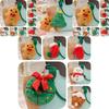 Adorable Plush Christmas Ornaments Collection Featuring Snowman Gingerbread Man Decor