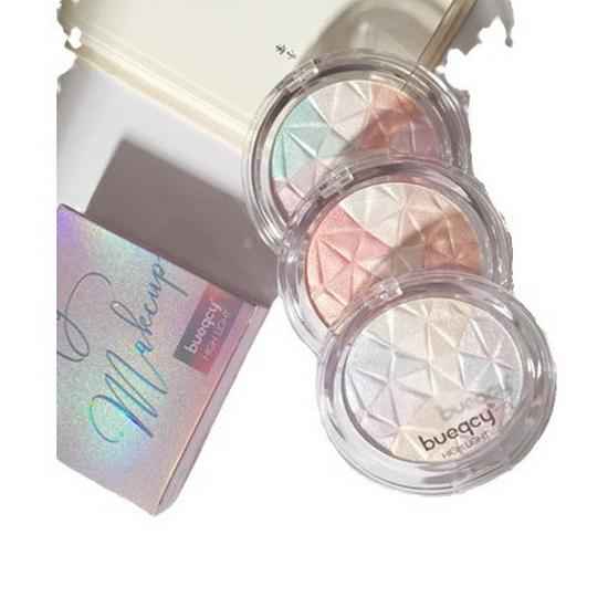 Diamond Highlighter Palette: Multi-Dimensional Powder for Contouring, Brightening, and Nose Shadow