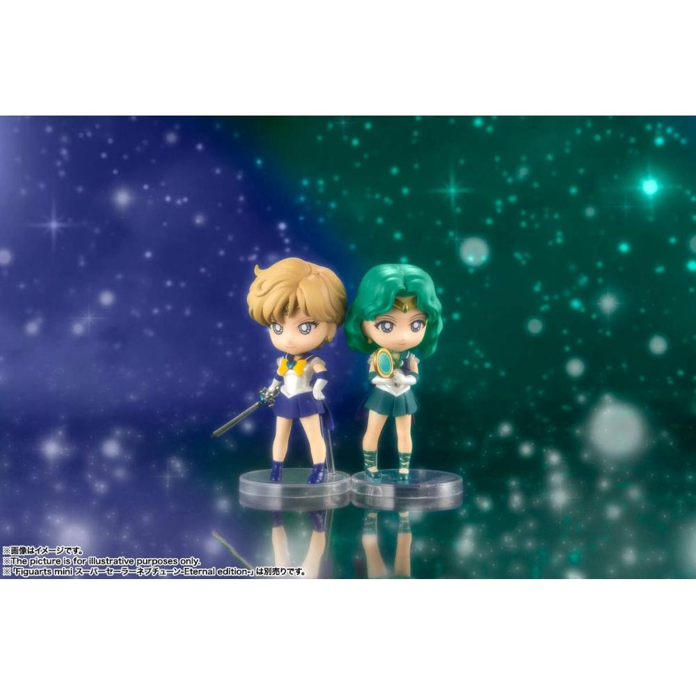 Figuarts mini Sailor Moon Super Sailor Uranus - Eternal edition - Přibližně 90 mm pohyblivá figurka z PVC a ABS BAS60990