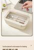 Microwaveable Japanese Bento Box for Office & Students - Fresh-Keeping, With Spoon & Chopsticks, Convenient Compartmented Lunch Box