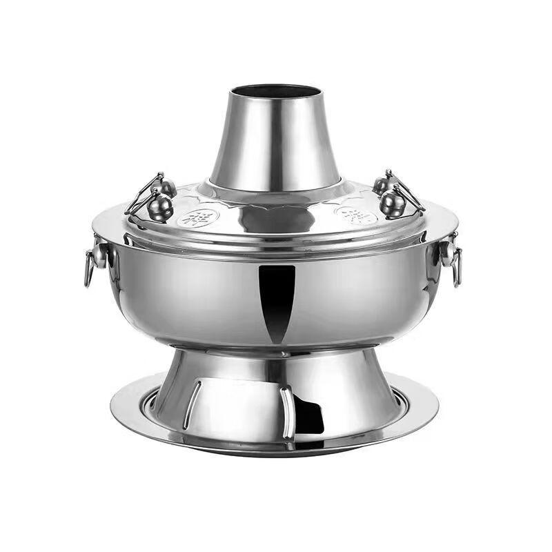 

Kuzhe Copper-Plated Stainless Steel Charcoal Hot Pot 34cm
