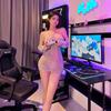 Backless Plus Size Sweater Sexy Lingerie Female Passion Suit Uniform Temptation Flirting Free 7