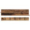 Wall Mounted Nightstand Reclaimed Wood Look 90 x 15 x 36 cm Engineered Wood