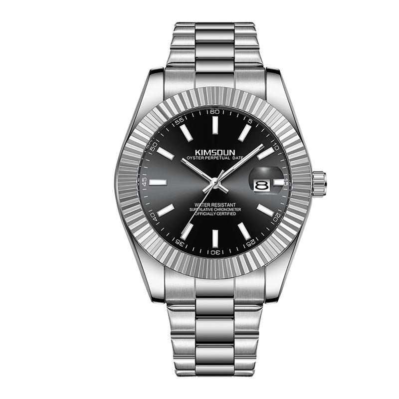 KIMSDUN Mens Fashion Business Sports Quartz Watch Waterproof Luminous Classic Calendar Creative Clock Mens Wristwatch