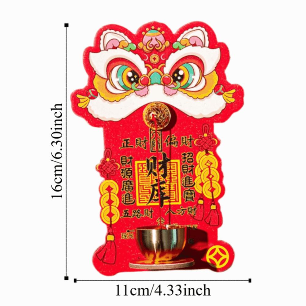 Creative Entrance Door Bells Dopamine Chinese New Year Ornament  for Refrigerator