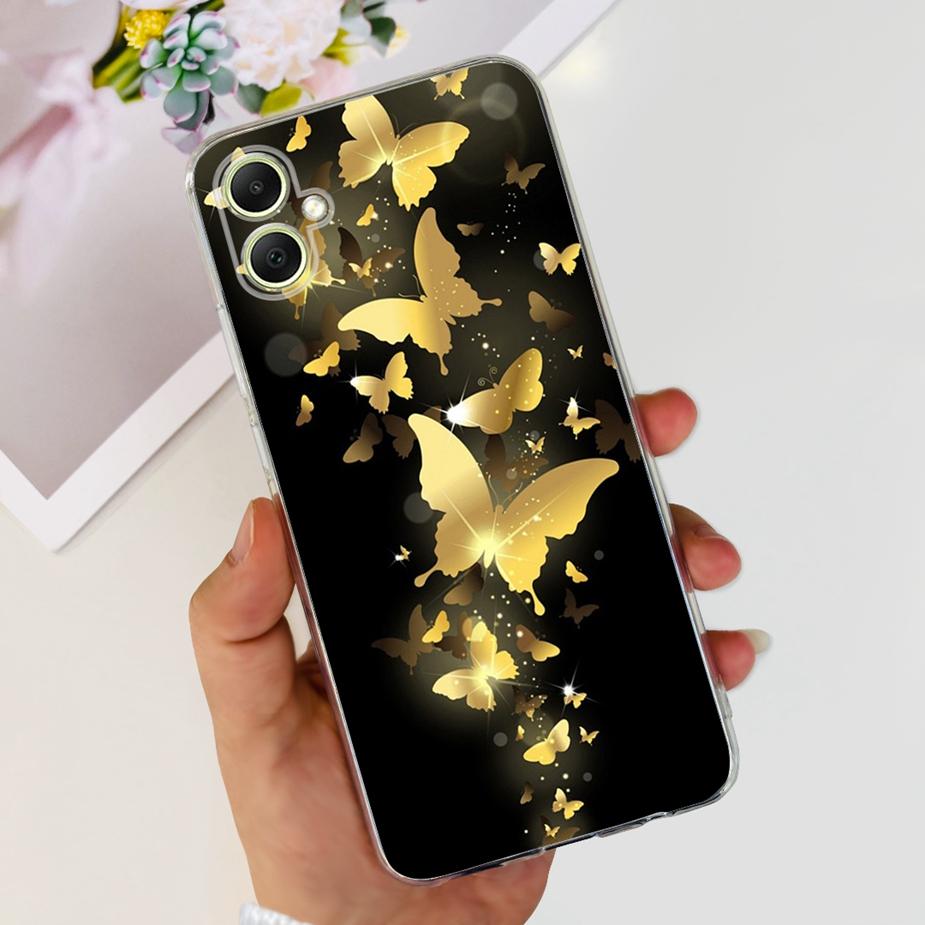 For Samsung Galaxy A05 Case SM-A055F Cute Painted Back Cover Phone Case For Samsung A05 A 05s Galaxy A05s Soft TPU Fundas Bumper