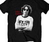 SALE John Lennon Unisex T-Shirt, Rare Cotton Black Shirts, Gift Dad, For Men Unisex T-Shirt