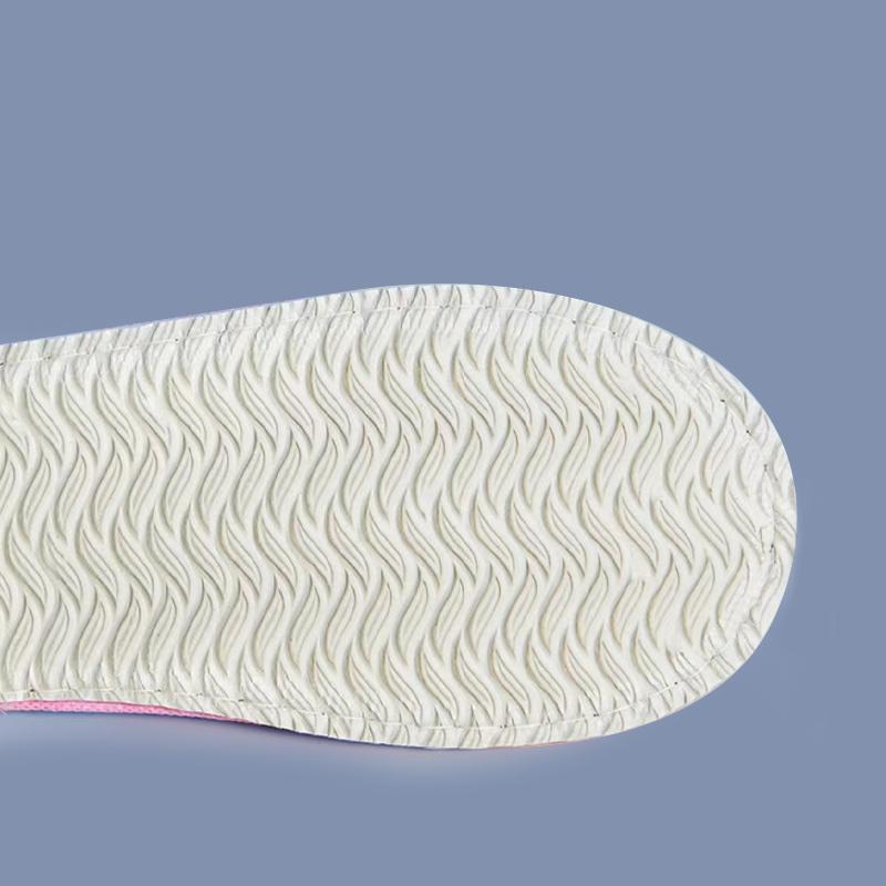 1 Coppia Traspiranti Comode Morbide Quotidiane Leggere Hotel Monouso Elasticità Cotone Antiscivolo Mezza Coppia Pantofole Schiuma