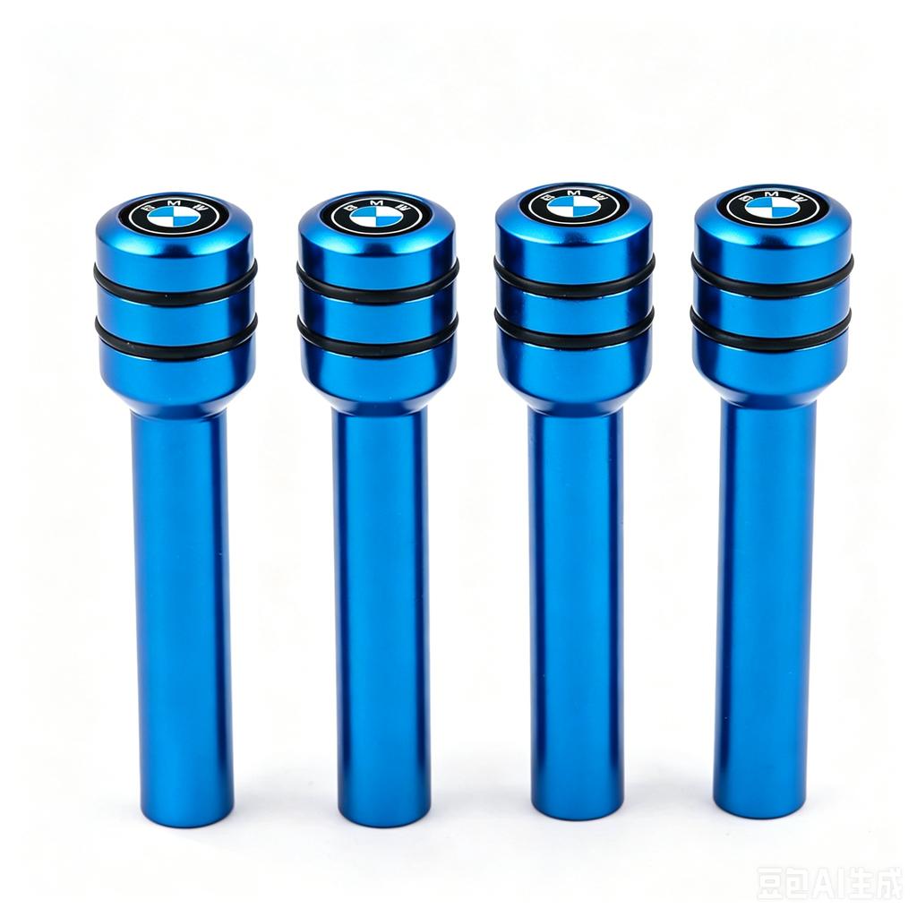 4Pcs Aluminum Alloy Car Door Lock Pins Security Rod Knob Cover For BMW M 50th Anniversary M 3 5 6 7 1 Series Z4 X1 X3 X5 X6 I5 G