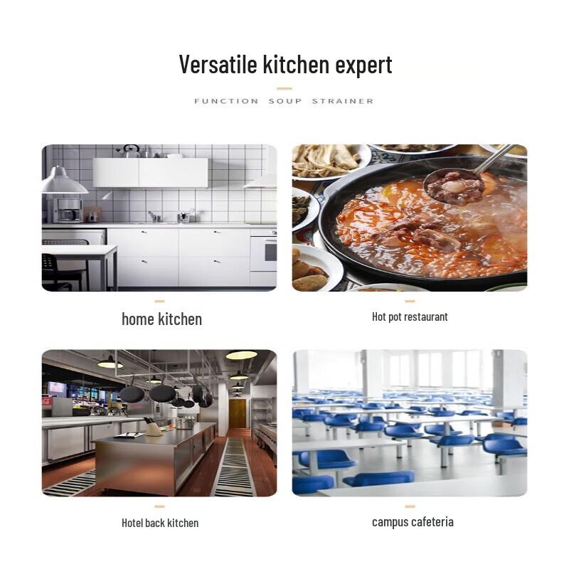 Stainless Steel Noodle Colander with Wooden Handle