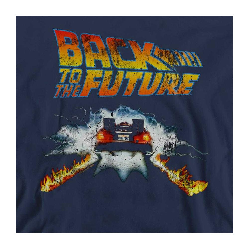 Back To The Future Unisex Adult Delorean Sweatshirt