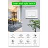 Milfra Smart Wifi Switch Neutral Wire Optional Intelligent Wall Button Light Switches AC100-240V Tuya APP Voice Control by Alexa