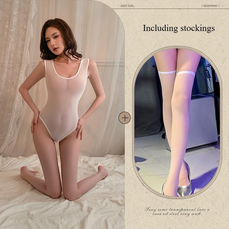 Erotic Lingerie Perspective Japanese Camisole Backless Swimsuit Sexy Seductive Passionate Teasing Flirting Midnight Sex Suit