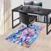 1pc Anime Sonic the Hedgehog Chair Mat, Cartoon Design Office Rug, Non-Slip Carpet for Desk, Home Decor, Living Room, Bedroom, Game Room, Perfect Gift