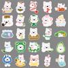 50 West Highland Cartoon Stickers Cute Hand-painted Dog Decorative Water Cup Suitcase Gulle Stickers
