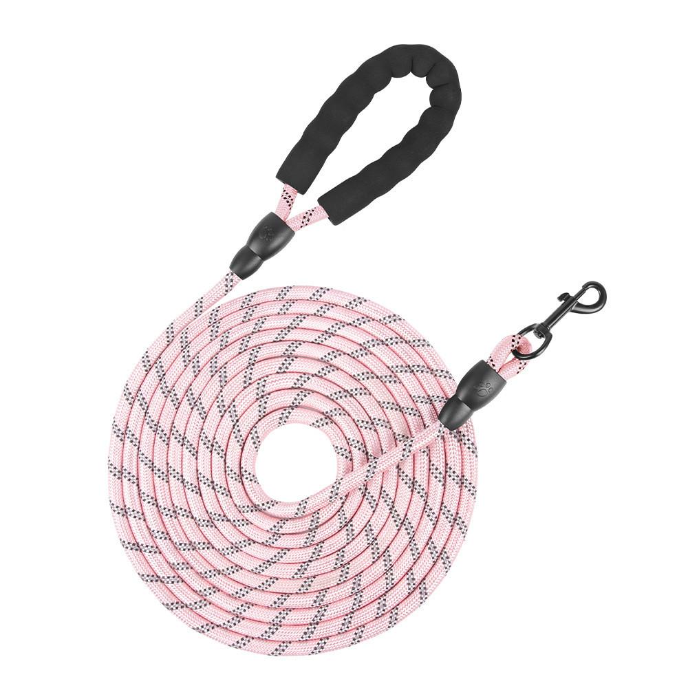 Outdoor Dog Leash Nylon Reflective With Antibreaking Features For Active Pet Walks