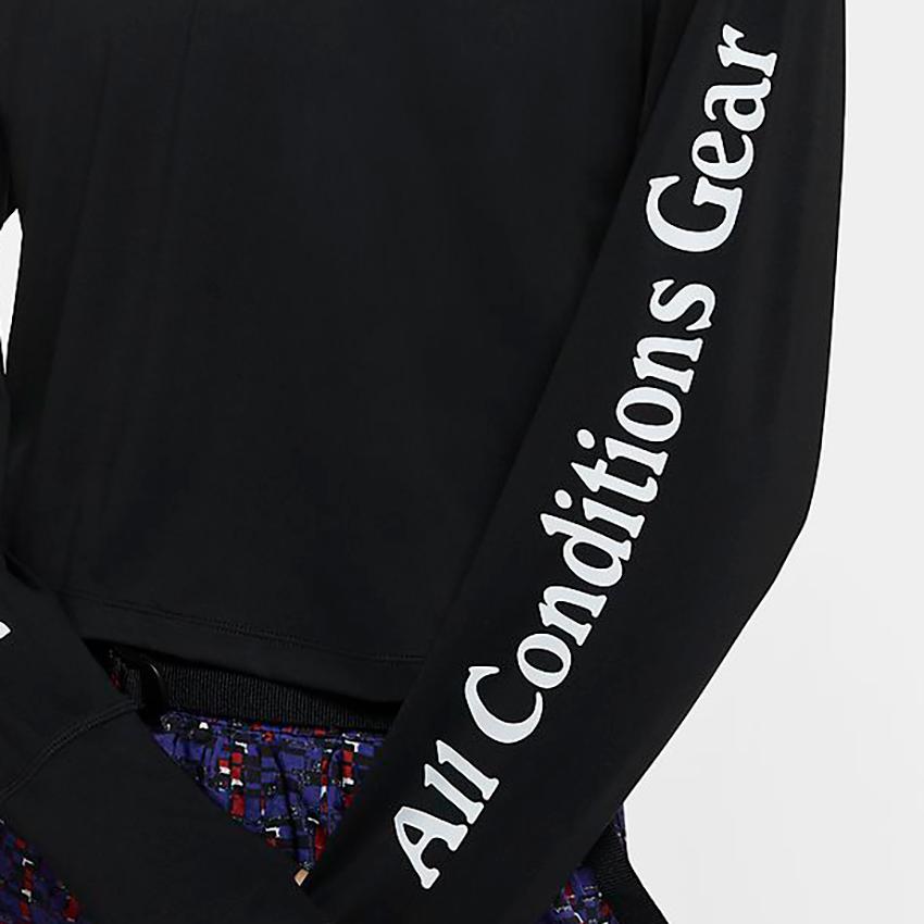 Nike ACG Rundhals Langarm T-Shirt Damen Tops Schwarz CK6883-011