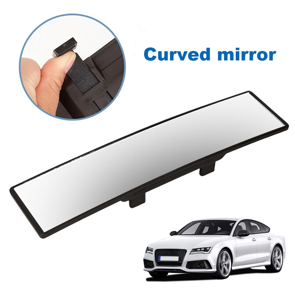 

285mm Panoramic Rear View Mirror Rubber Clip Anti Glare Wide Angle Convex Rearview Mirror Wide Convex Rear View Clear Mirror