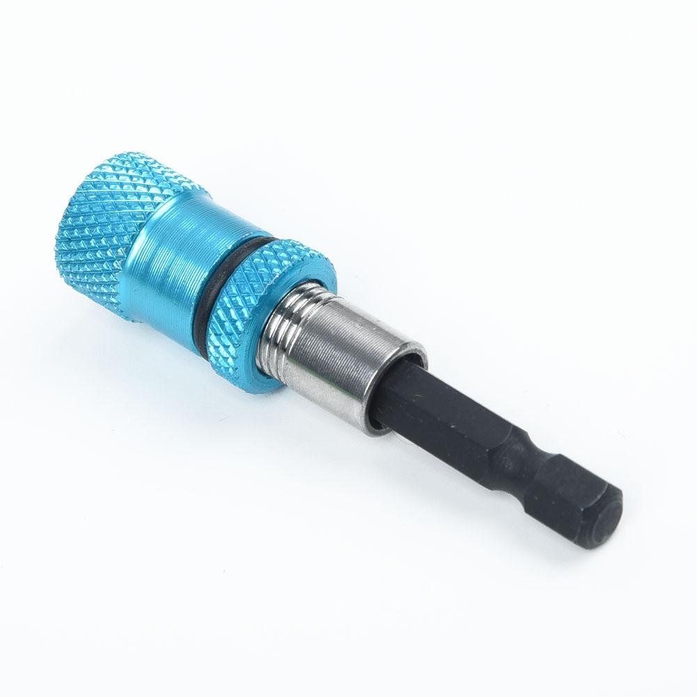 Red/Blue/Silver Hex Shank Magnetic Holder + 5pcs Drill Screwdriver Bits
