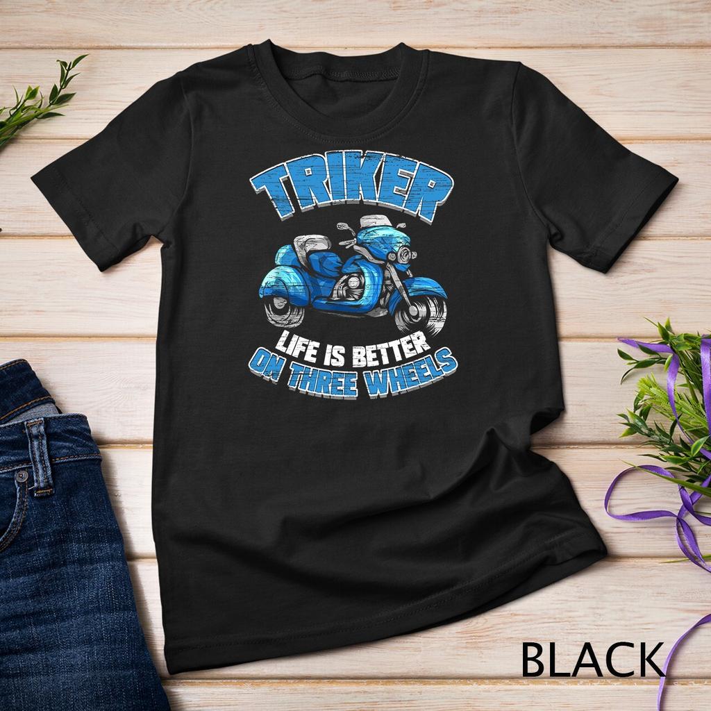 Triker Motorcycle Trike Motortrike Three Wheeler Biker Gift Unisex T-shirt