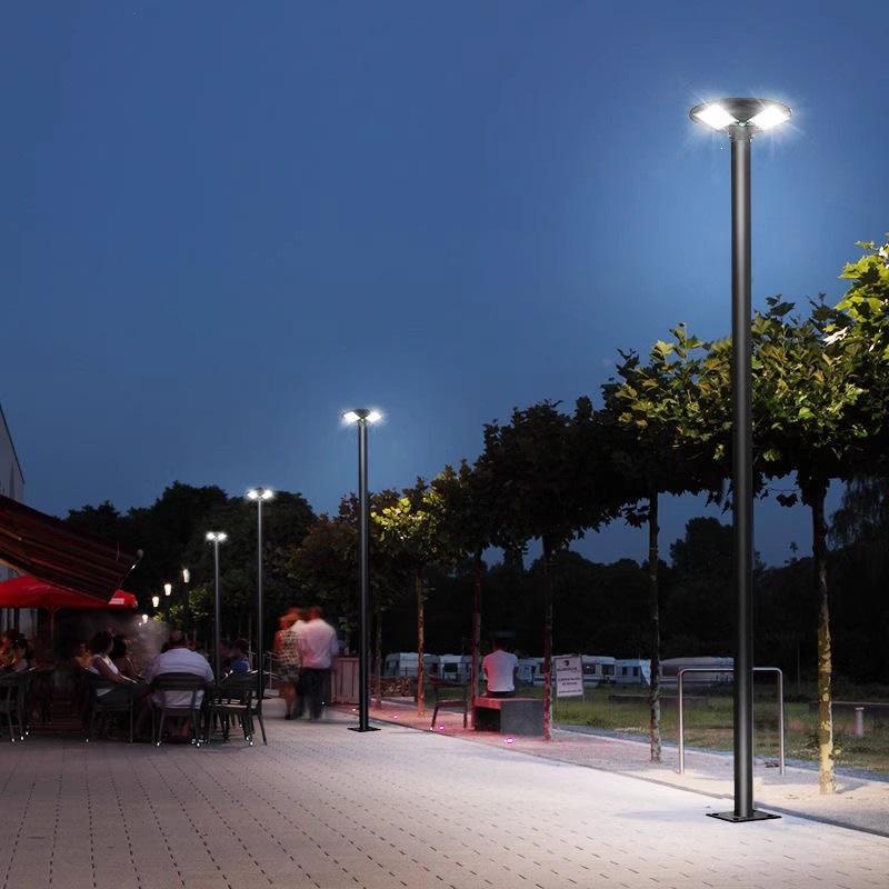 Custom UFO Shaped Solar Powered Waterproof Outdoor Lamp - Super Bright High Power Circular Design