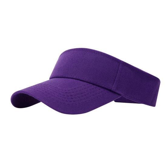Summer Sun Hat, Visor Hat for Men And Women, Open Top Extended Curved Brim UV Protection Hat, Adjustable Elastic Band Hat for Sports Tennis Golf
