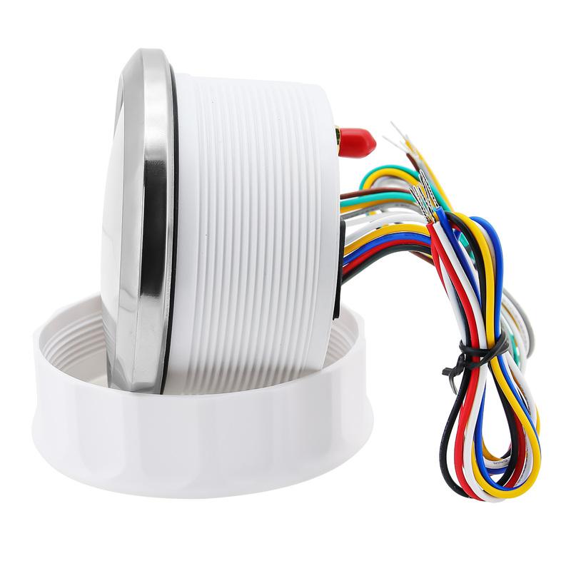 3 IN 1 Multi-Meter 85mm GPS Speedometer+Fuel Level Gauge+Voltmeter with High Beam Turn Light 120KMH,120MPH for Car Boat Yacht