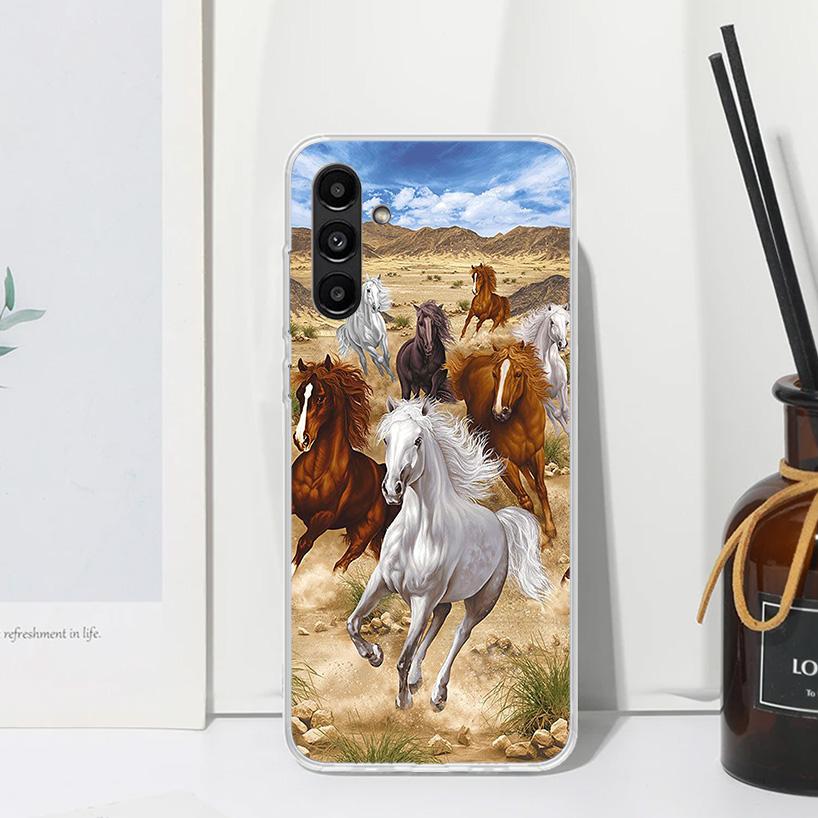 Horse Great Beauty Galloping Phone Case For Samsung Galaxy A15 A25 A35 A55 A14 A24 A34 A54 A13 A23 A33 A53 A12 A22 A32 A52 A05S