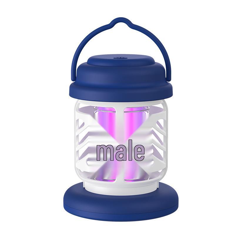 Electric USB Mosquito Killer Lamp: Outdoor Household Repellent with Suction Trap and Shock Technology.