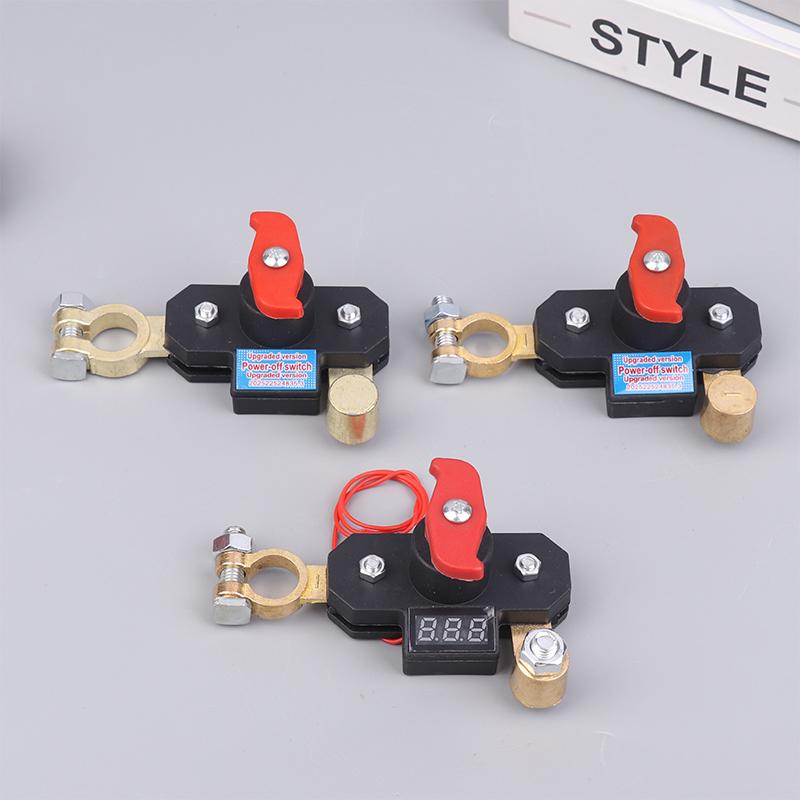 Automobile Battery Disconnect Switch Bidirectional Joint Rotatable Power Cut Off Easy Use for Truck RV Anti Theft Application