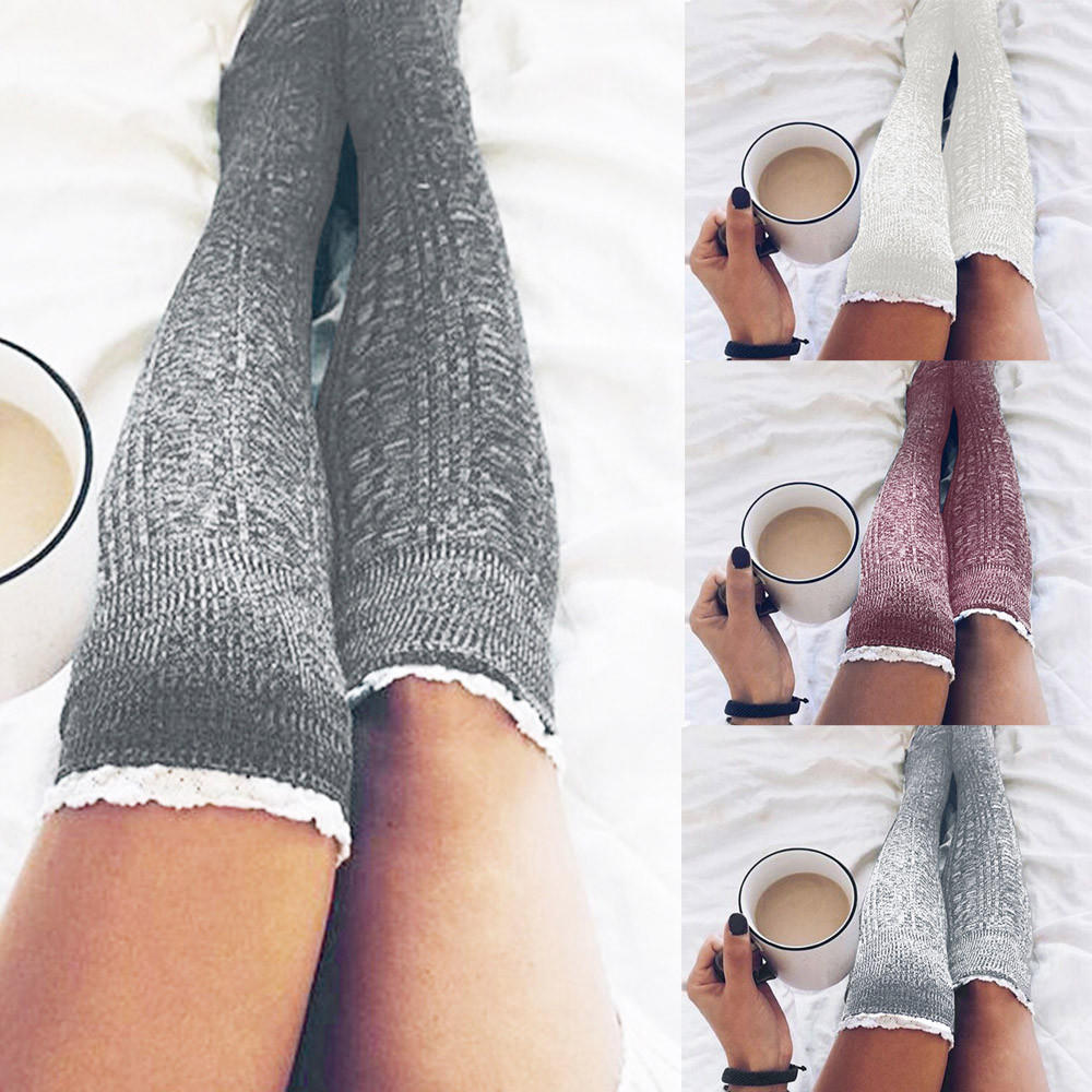 1pair Frauen Knit Beinlinge Tanz Lange Stiefel Stulpen Socken Sport Warme Stiefel Leg F/ür M/ädchen